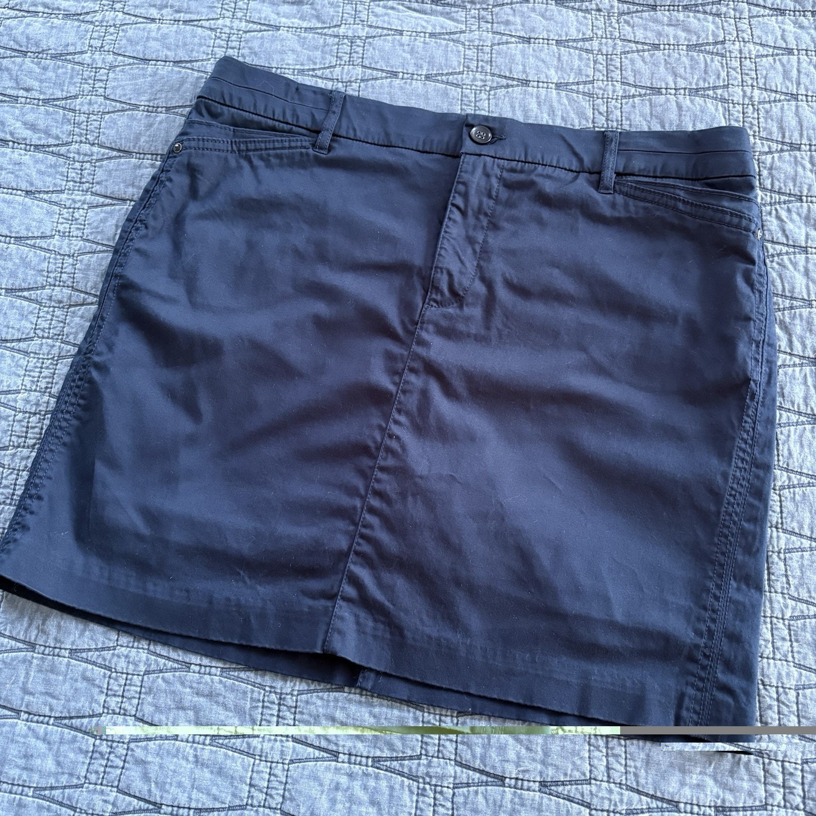 Intro Love The Fit Navy Skort Women’s 14 Stretch Golf Tennis Pickleball Casual